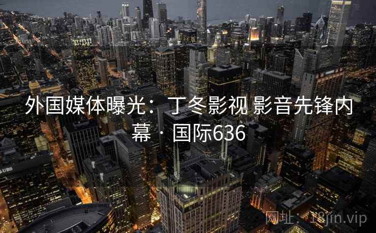 外国媒体曝光：丁冬影视 影音先锋内幕 · 国际636